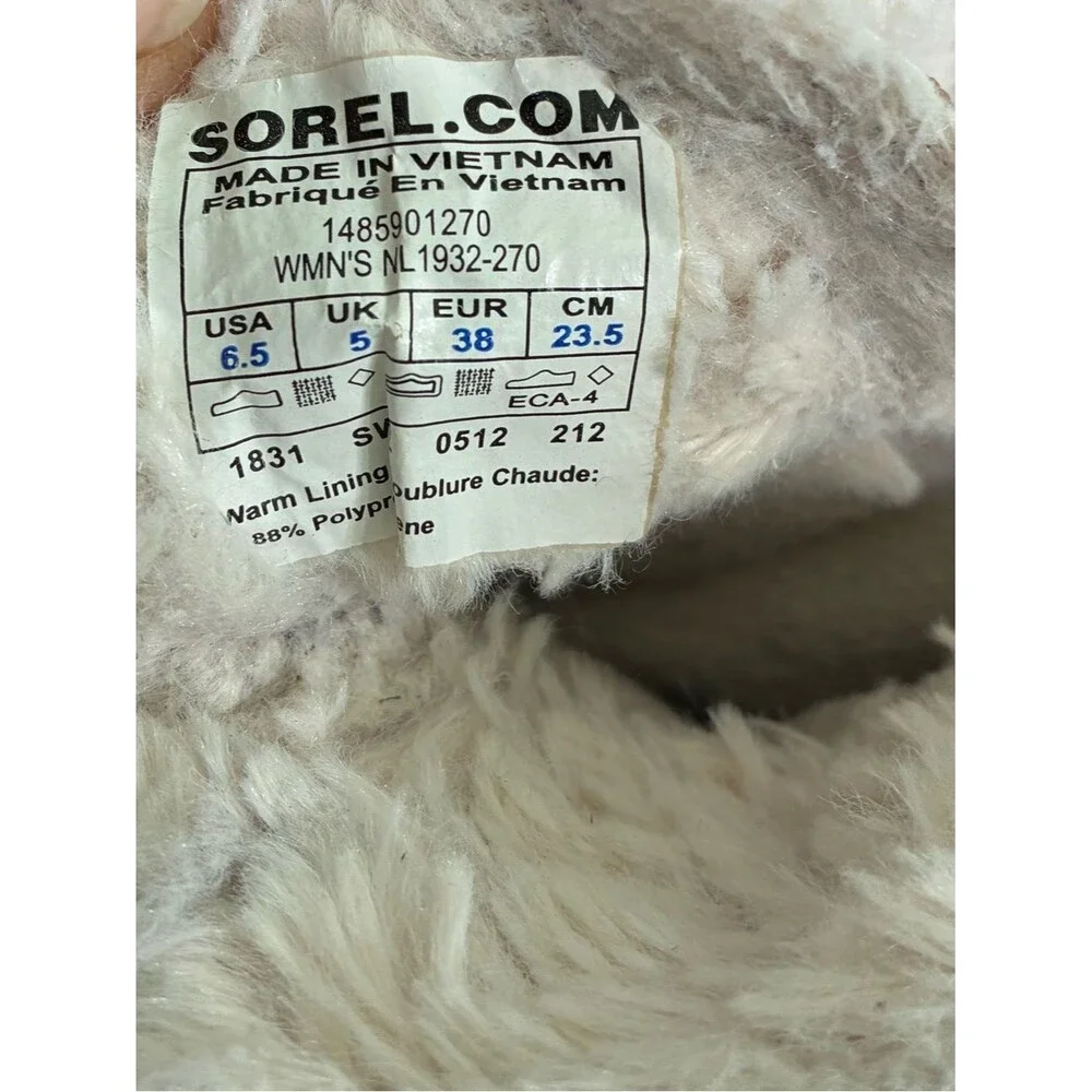 Sorel Tivoli Womens Winter Snow Boots  NL1932-271 Waterproof Sz US 6.5